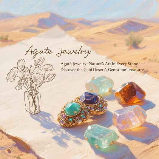 Agate Jewelry: Nature’s Art in Every Stone – Discover the Gobi Desert’s Gemstone Treasures