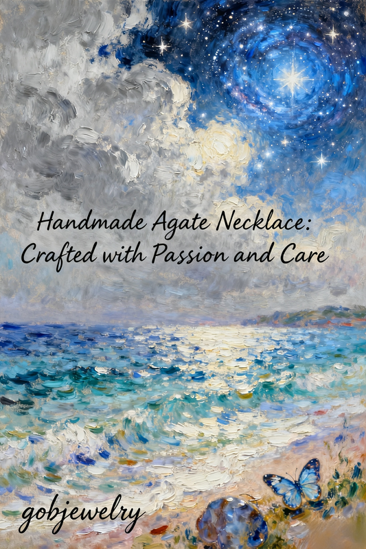 Handmade Agate Necklace: Crafted with Passion and Care