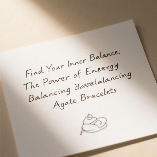 Find Your Inner Balance: The Power of Energy Balancing Agate Bracelets