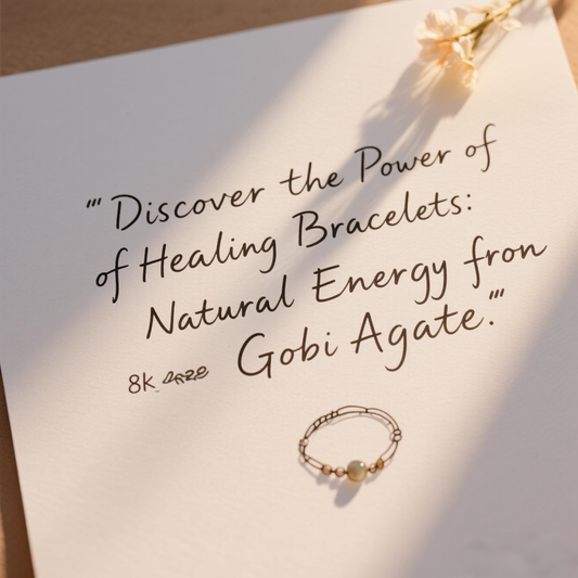 Discover the Power of Healing Bracelets: Natural Energy from Gobi Agate