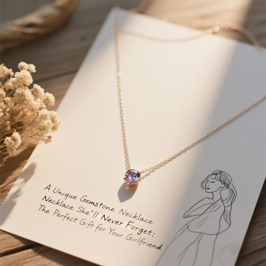 A Unique Gemstone Necklace She’ll Never Forget: The Perfect Gift for Your Girlfriend