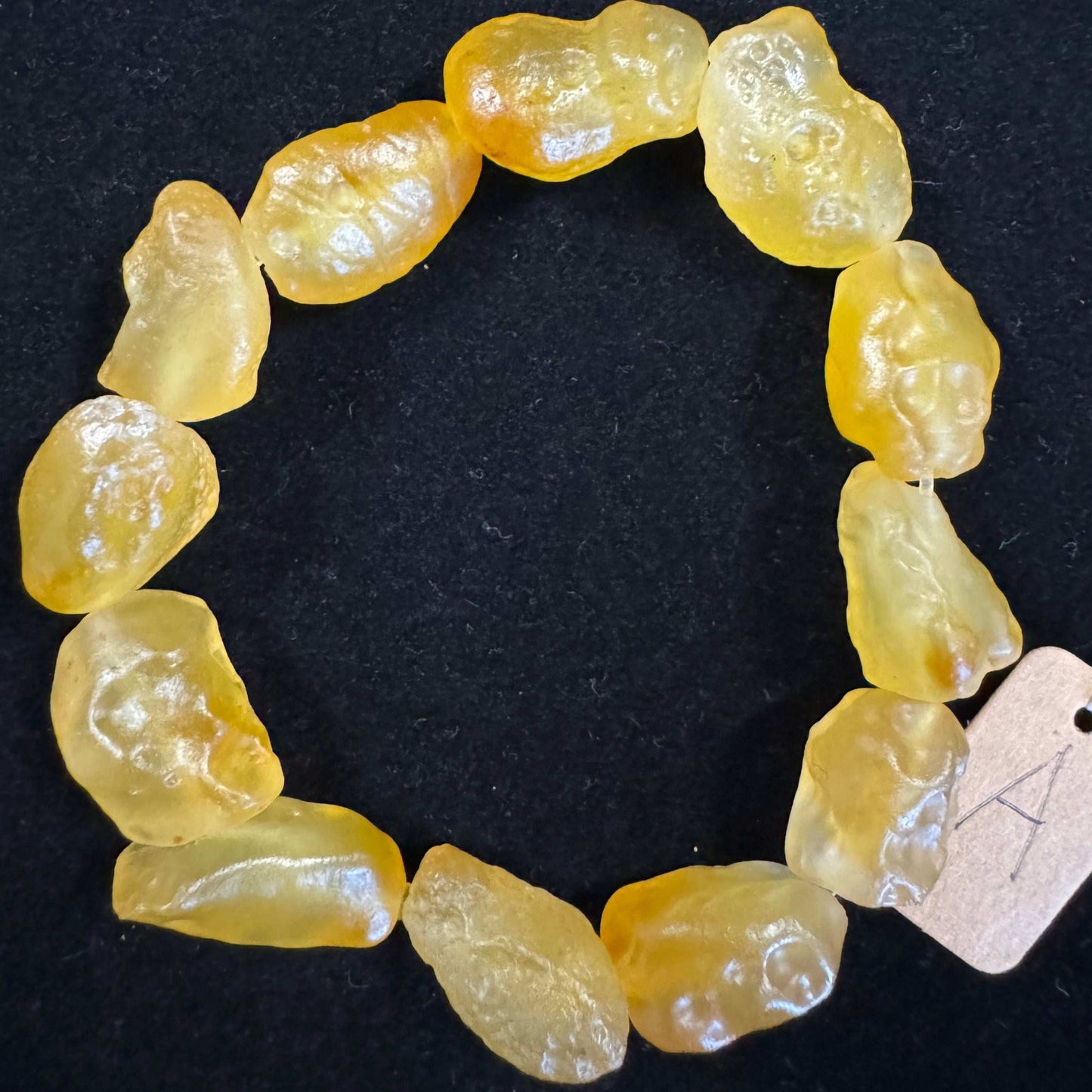 Gobi Yellow Rock Sugar Agate Bracelet – Natural Warmth & Energy for Women