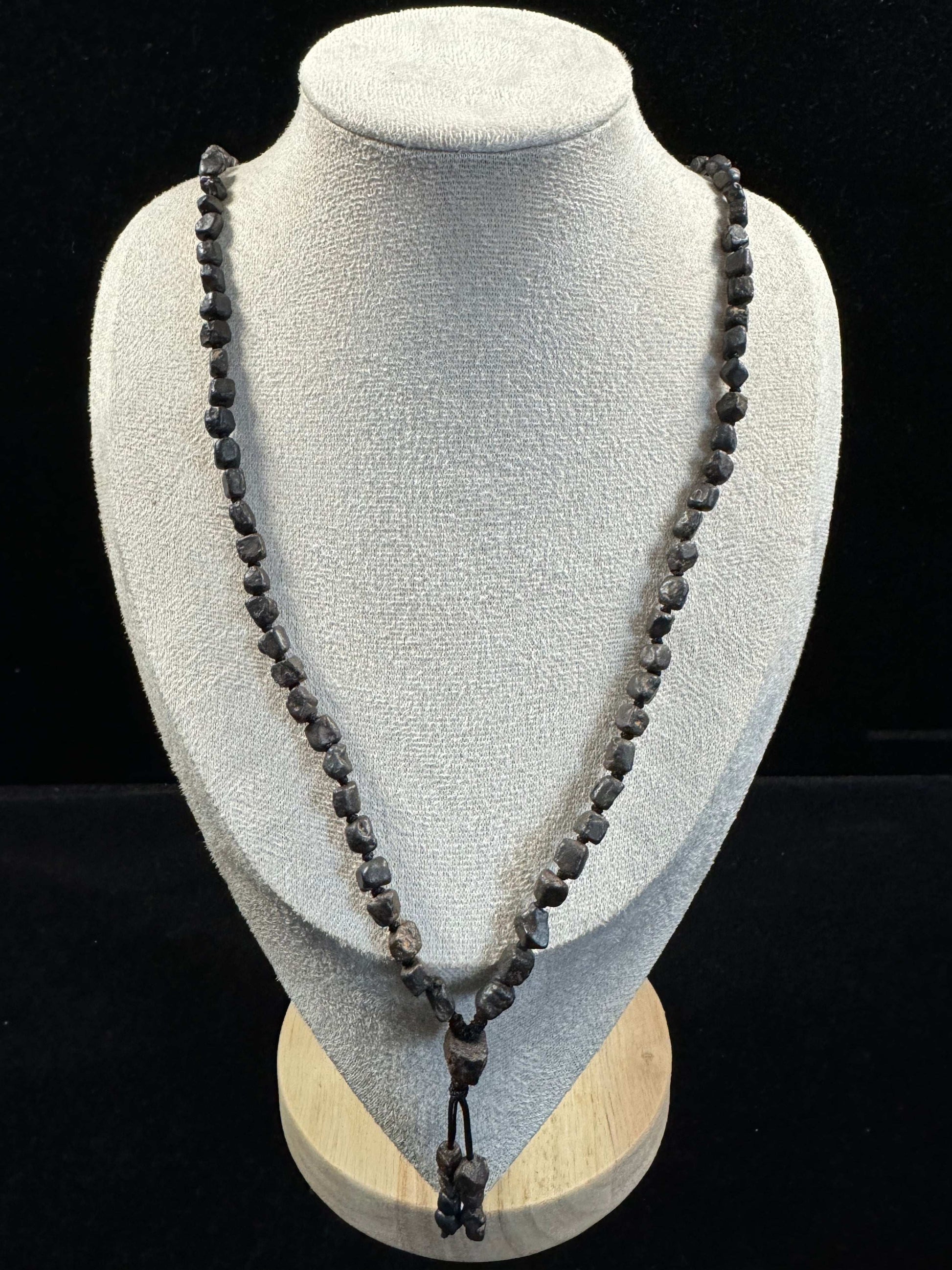 Natural Black Agate (Black Diamond) Cube Bracelet & Necklace Set – Gobi Raw Stone Jewelry