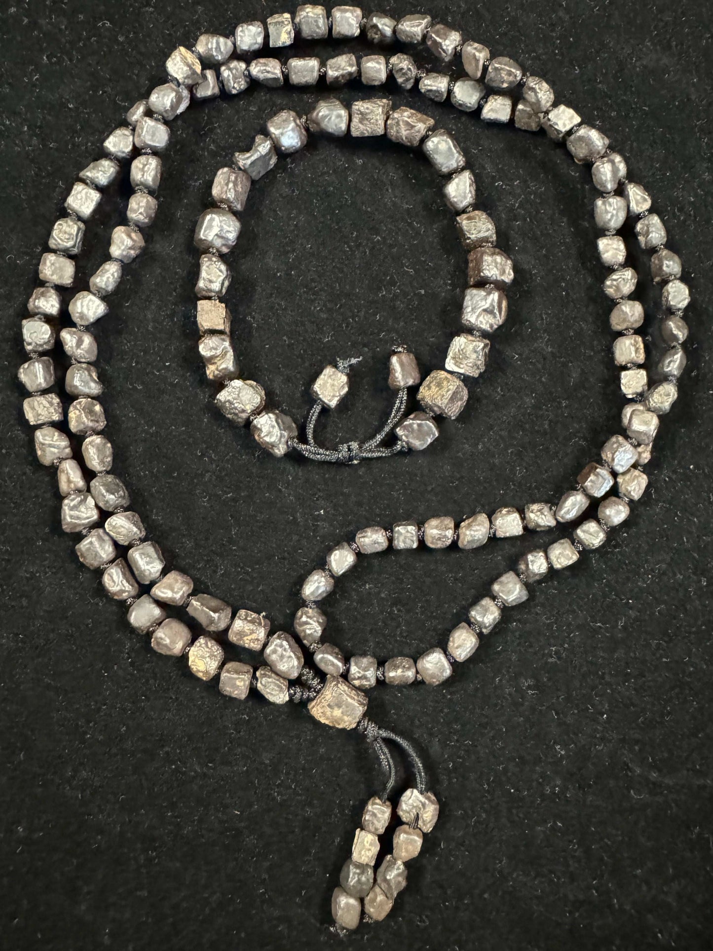 Natural Black Agate (Black Diamond) Cube Bracelet & Necklace Set – Gobi Raw Stone Jewelry