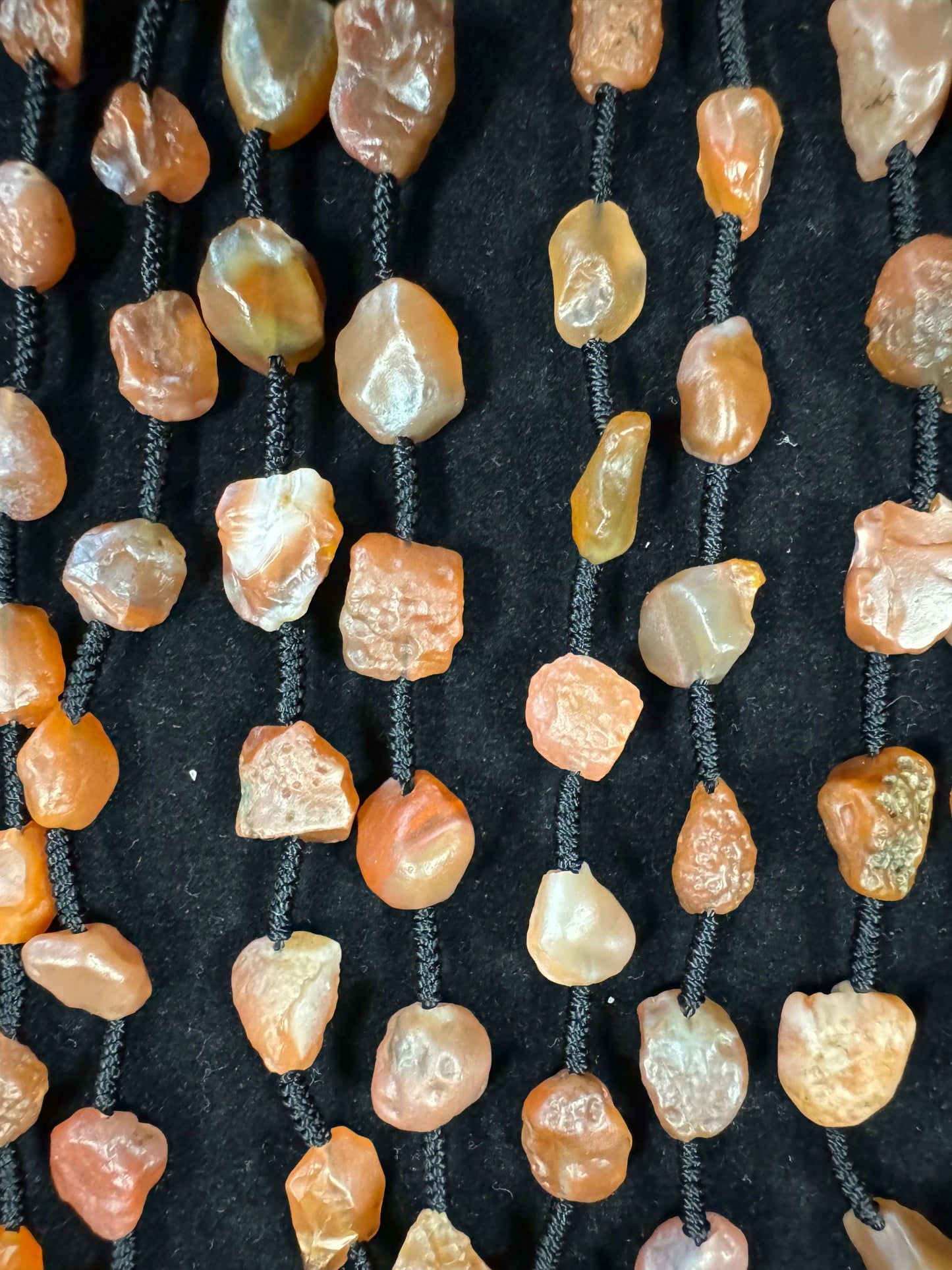 Natural Gobi Red Agate Necklace – Raw Desert Stone Jewelry
