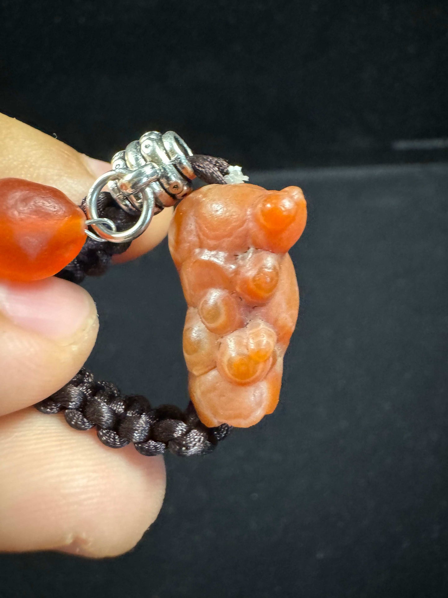 Natural Woven Agate Bracelet – Hand-Braided Healing Stone Jewelry