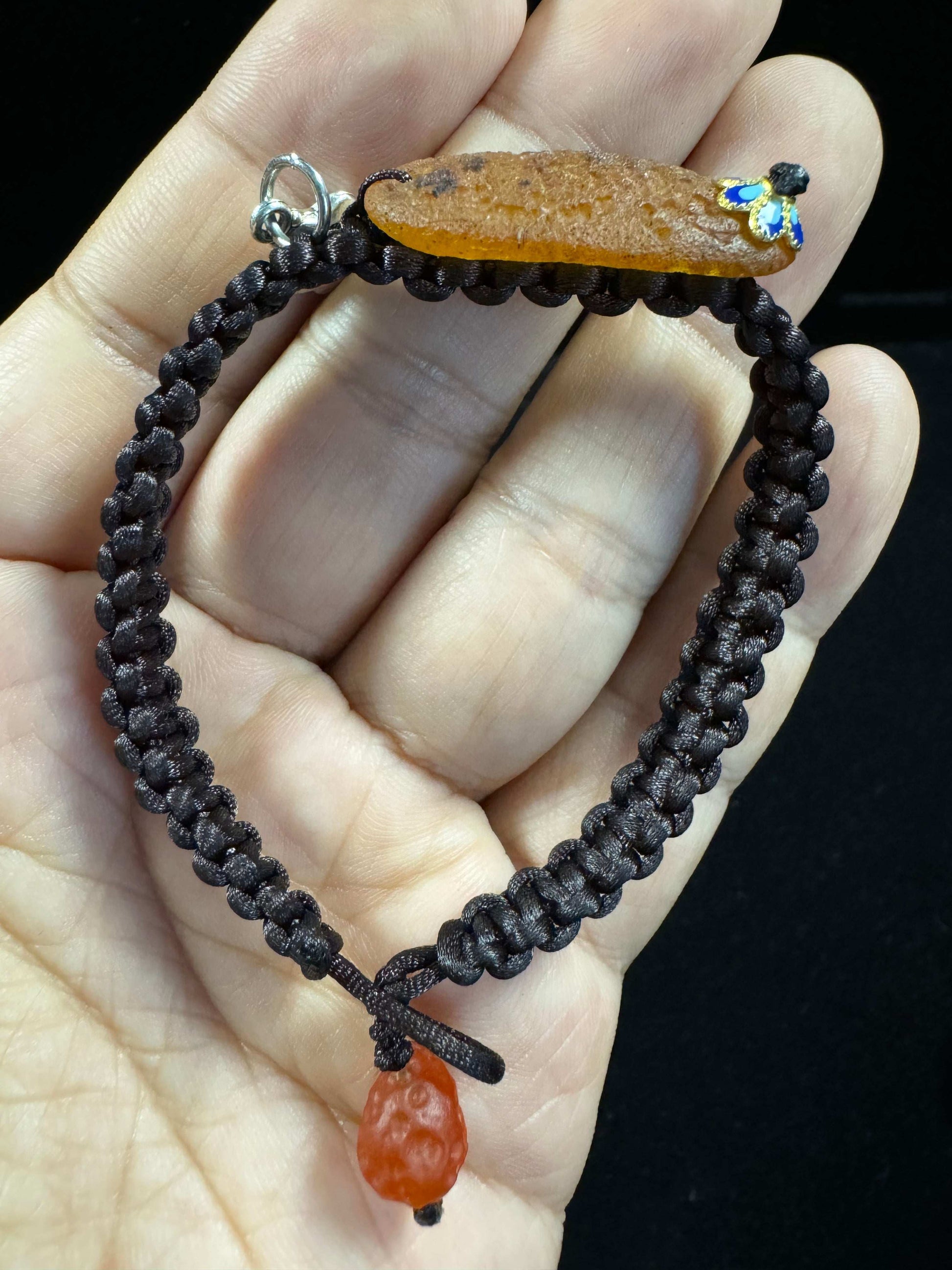 Natural Woven Agate Bracelet – Hand-Braided Healing Stone Jewelry