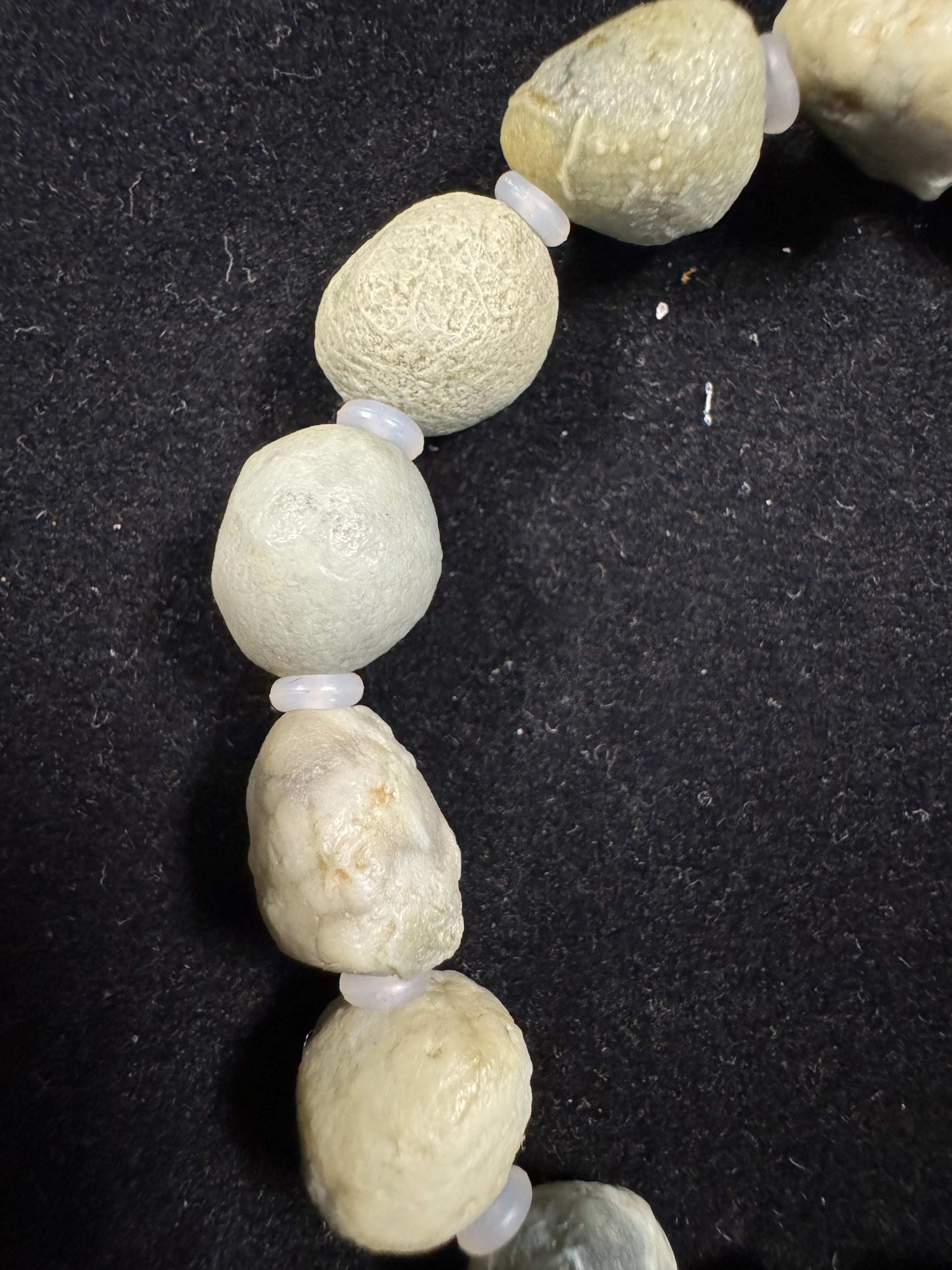 Natural Gobi Surface Jade Raw Stone Bracelet – Rugged Elegance & Earth Energy
