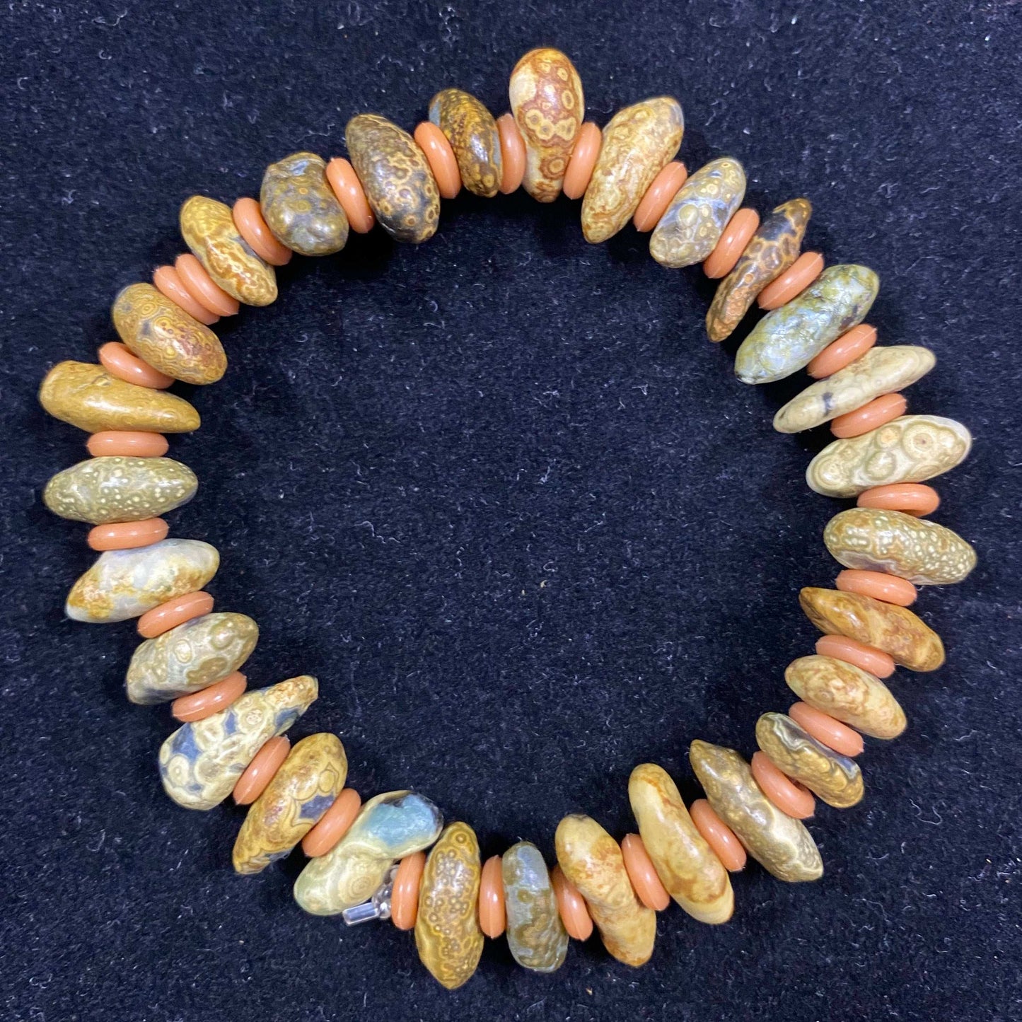 Natural Zhuozi Mountain Gobi Eye Agate Bracelet – Raw Stone “Eye” Pendant Jewelry