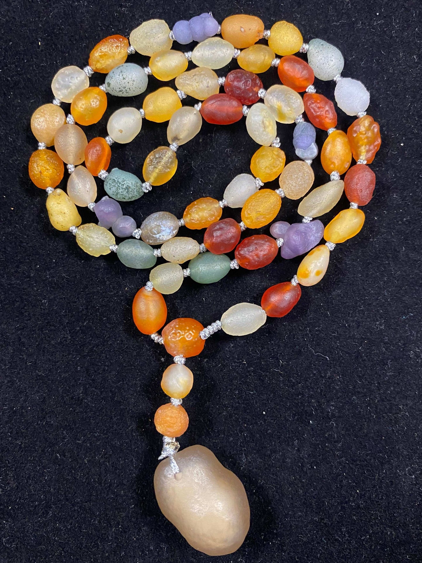Natural Gobi Colored Beads Agate Necklace – Vibrant Women's Jewelry