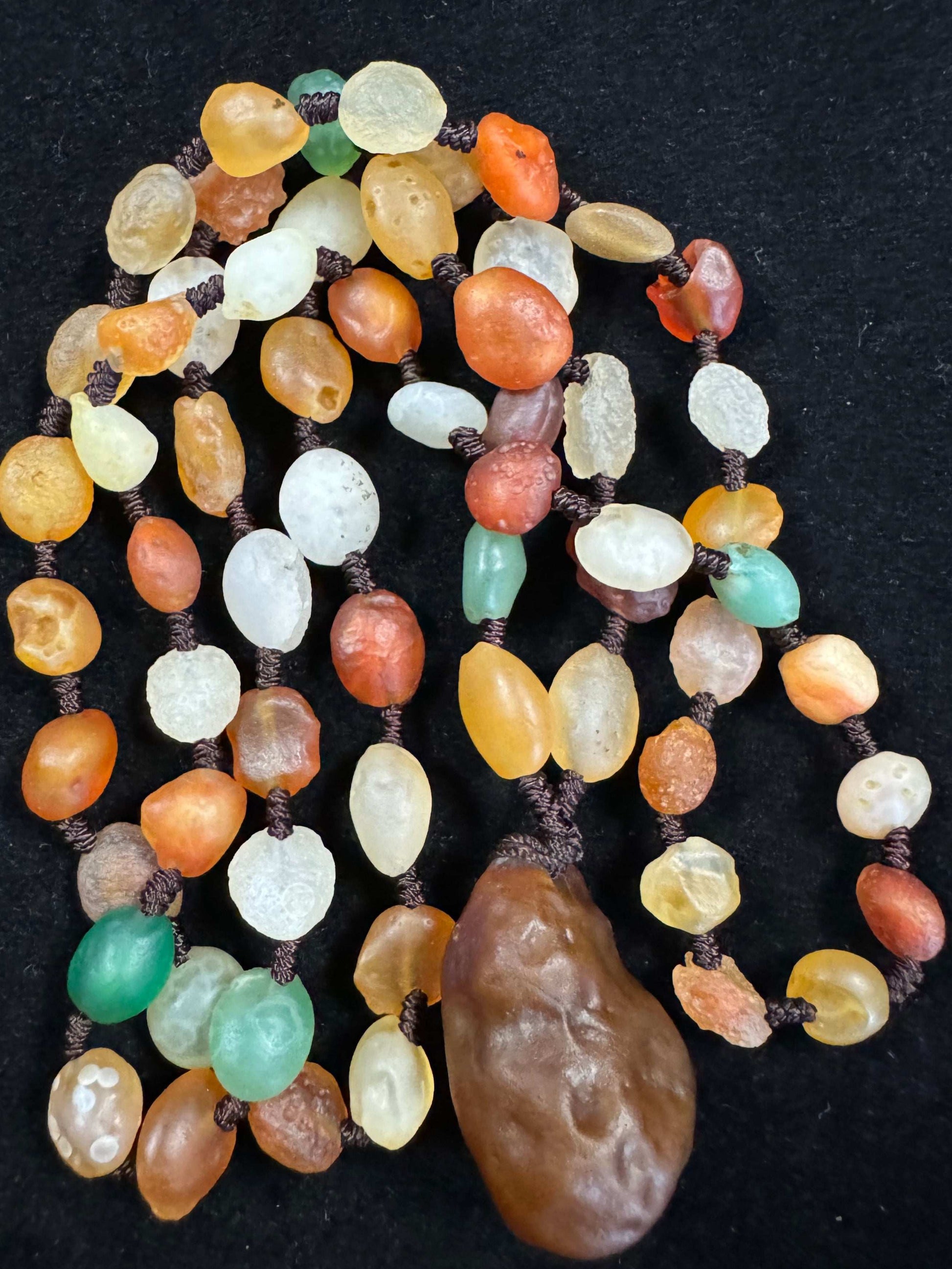 Natural Gobi Colored Bead Agate Necklace – Vibrant Spirit & Earth Energy