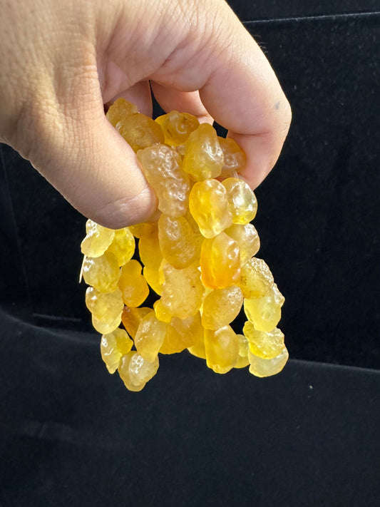 Gobi Yellow Rock Sugar Agate Bracelet – Natural Warmth & Energy for Women