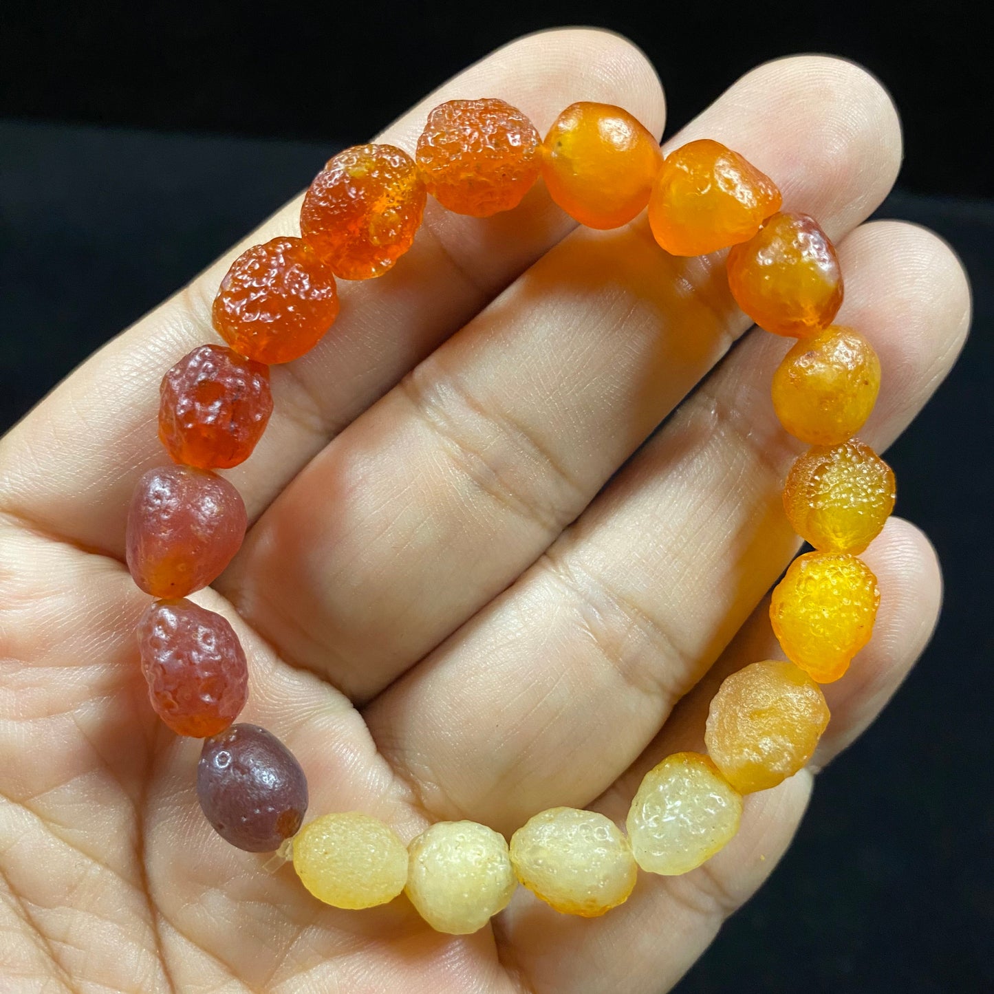 Natural Gobi Gradient Candy Agate Bracelet – Sweet Colors, Strong Energy