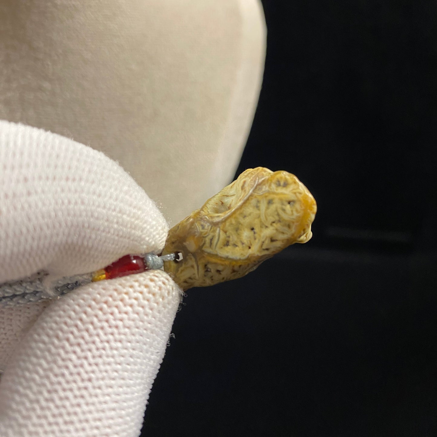 Natural Gobi Vein Agate Pendant – Handcrafted Energy Necklace