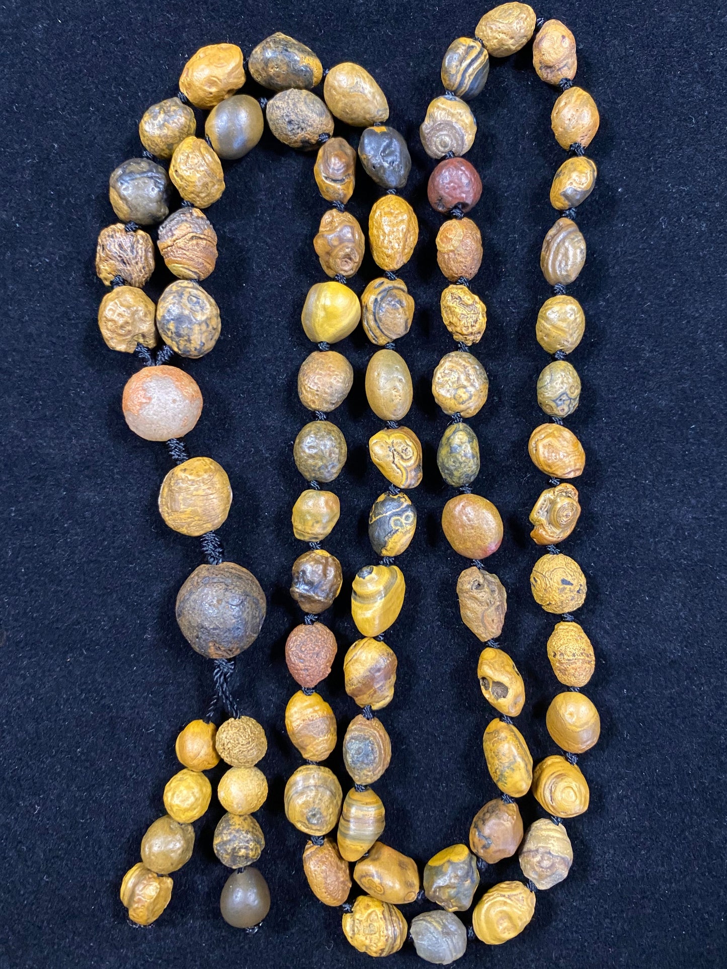 Natural Gobi Earth Eye Stone Raw Stone Energy Necklace