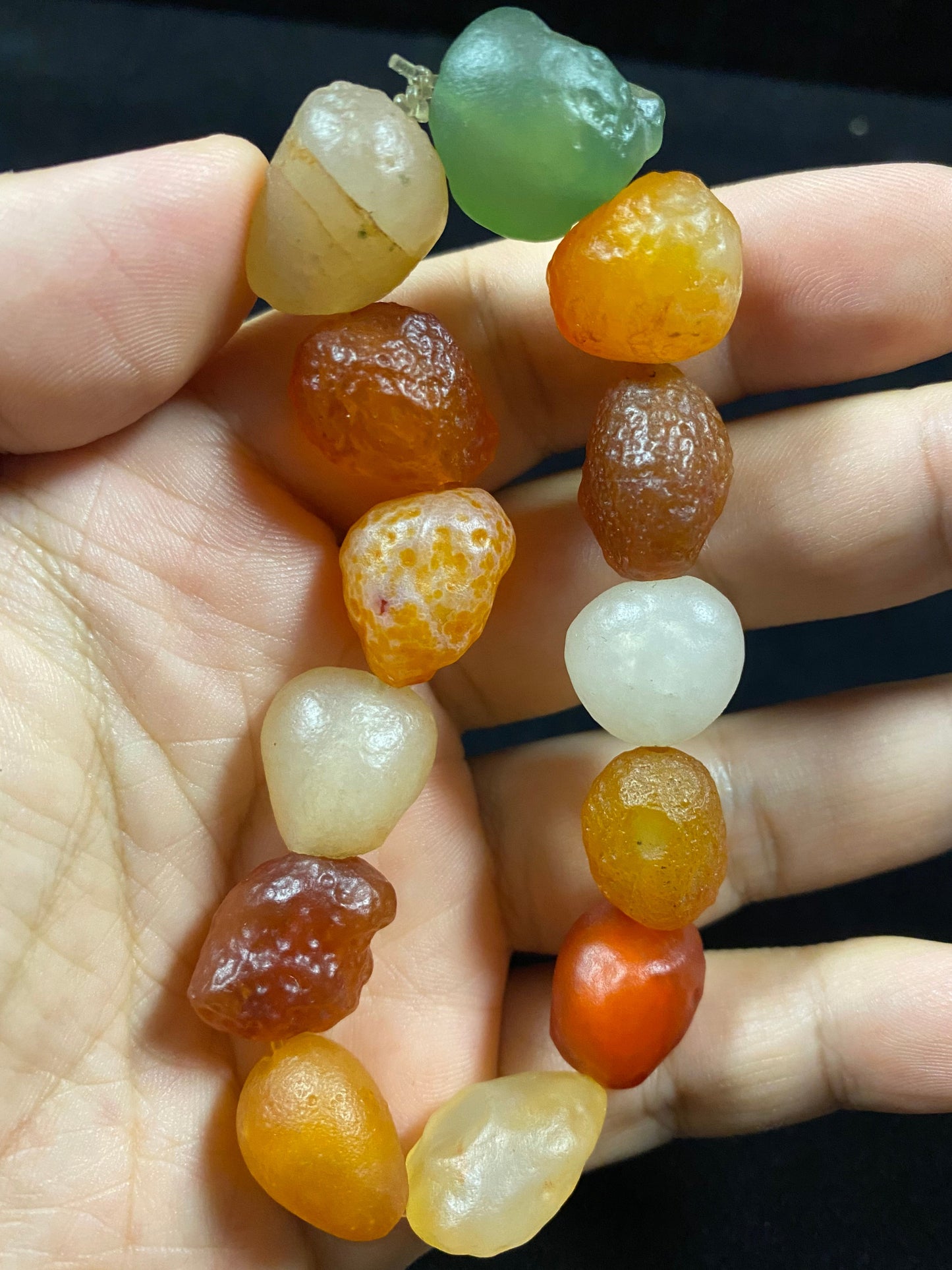 Natural Gobi Colorful Candy Agate Bracelet – Handmade Healing Stone for Energy & Joy