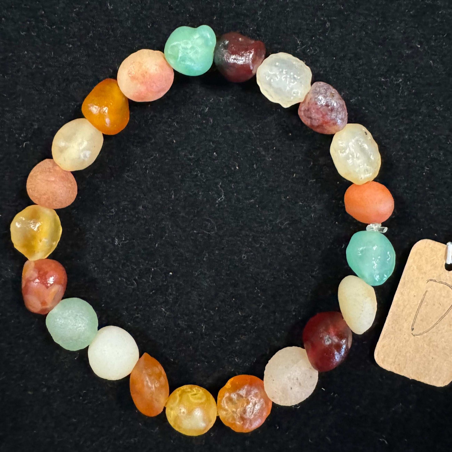 Natural Candy‑Colored Gobi Agate Wrap Bracelet for Women – Circle Pastel Gemstone Beads