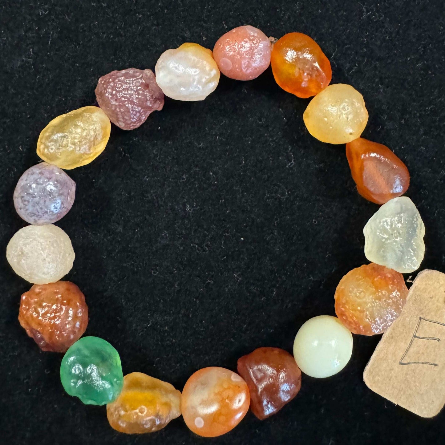 Natural Candy‑Colored Gobi Agate Wrap Bracelet for Women – Circle Pastel Gemstone Beads