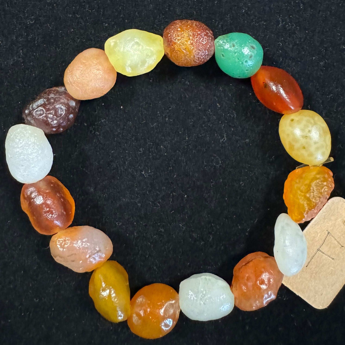Natural Candy‑Colored Gobi Agate Wrap Bracelet for Women – Circle Pastel Gemstone Beads
