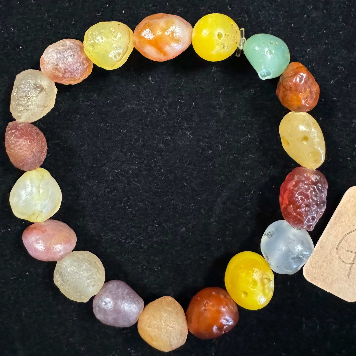 Natural Candy‑Colored Gobi Agate Wrap Bracelet for Women – Circle Pastel Gemstone Beads