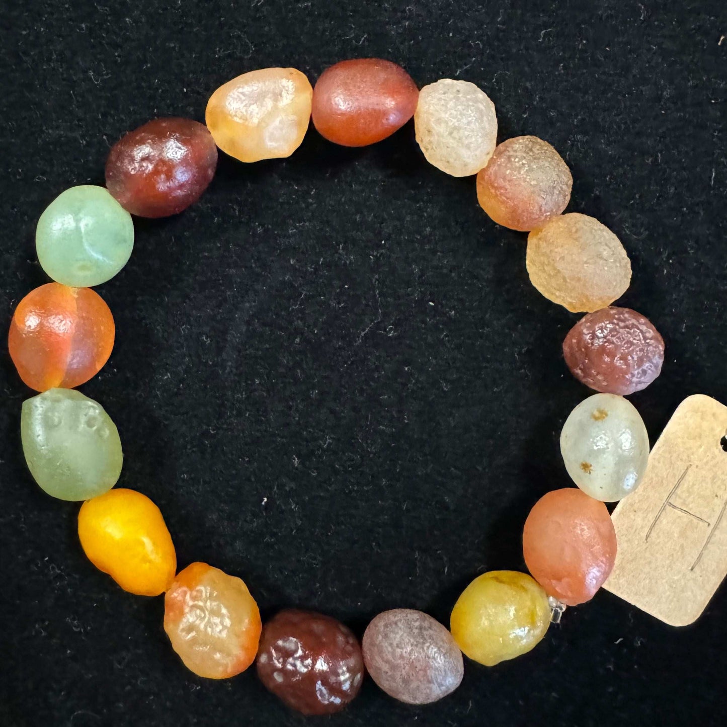 Natural Candy‑Colored Gobi Agate Wrap Bracelet for Women – Circle Pastel Gemstone Beads