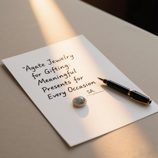 Agate Jewelry for Gifting: Meaningful Presents for Every Occasion